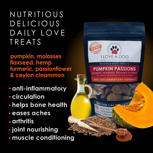 dog treats I LOVE A DOG anti-inflammatory
