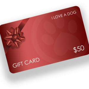 I love dog gift card