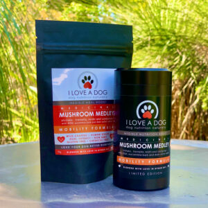 I LOVE A DOG Mushroom Medley Mobility