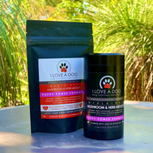 I LOVE A DOG Mushroom Medley Puppy Power