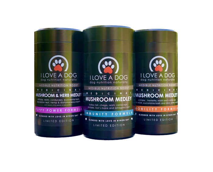 I LOVE A DOG Mushroom Medleys